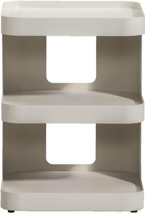 Leen Bakker Bijzettafel Denise beige 54x40x40 cm