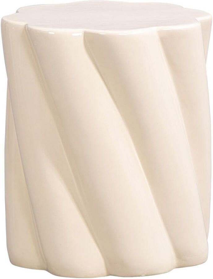 Leen Bakker Bijzettafel Ibiza taupe 44xØ38 cm