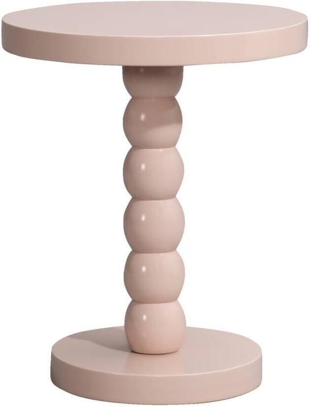 Leen Bakker Bijzettafel Iris oudroze 50xØ40 cm