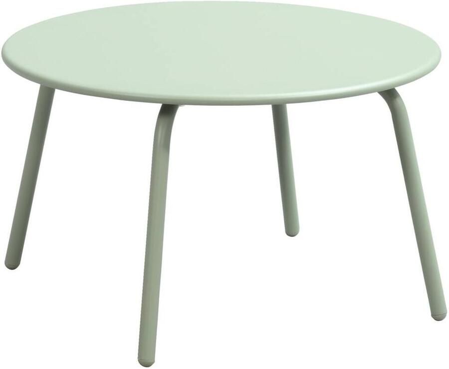 Leen Bakker Bijzettafel Montreal groen metaal 36xØ60 cm