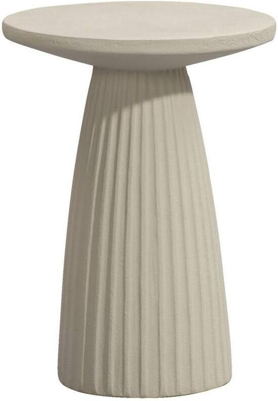 Leen Bakker Bijzettafel Pascal beige 46x34x34 cm