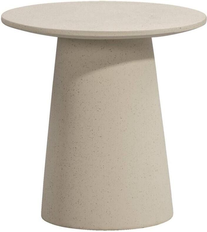 Leen Bakker Bijzettafel Thibaut beige Ø45x45 cm