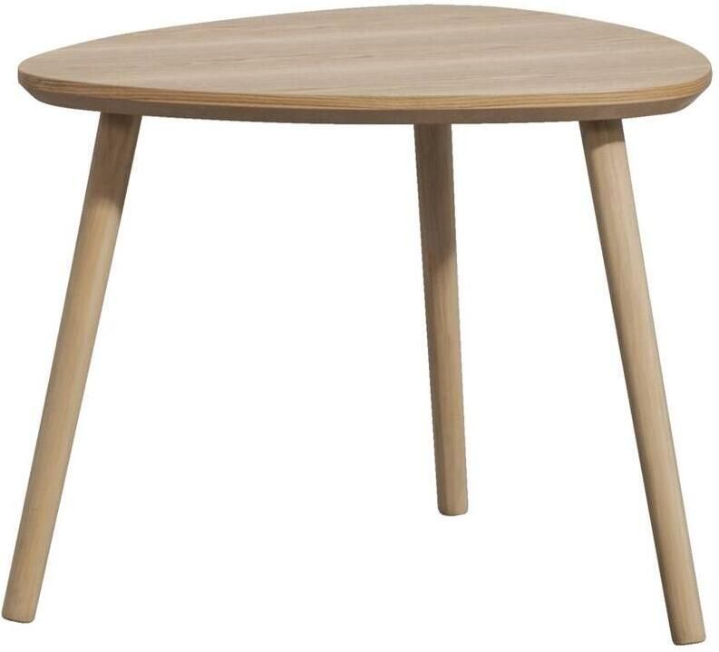 Leen Bakker Bijzettafel Triangel naturel 55x55x44 5 cm