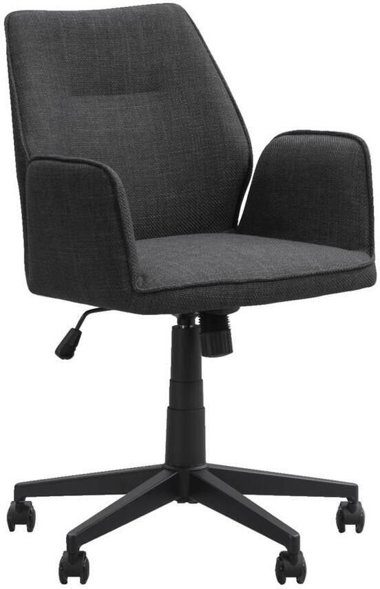 Leen Bakker Bureaustoel Raffy antraciet