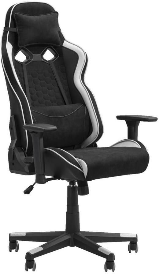 Leen Bakker Bureaustoel Senna zwart wit