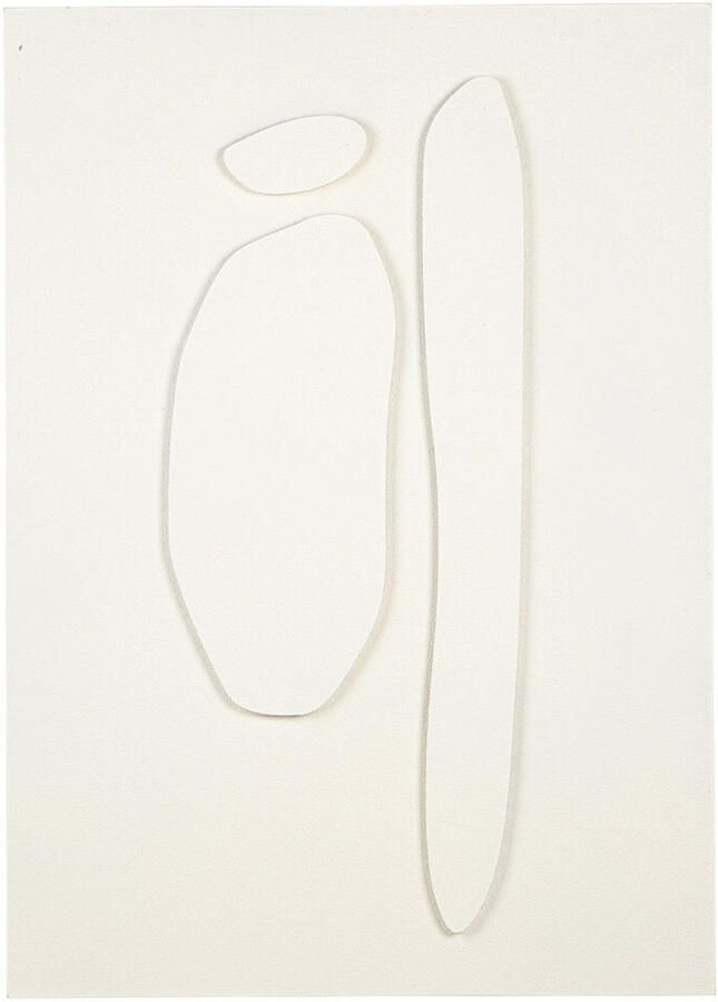 Leen Bakker Decopaneel Nordic 2 off-white mdf 70x50 cm