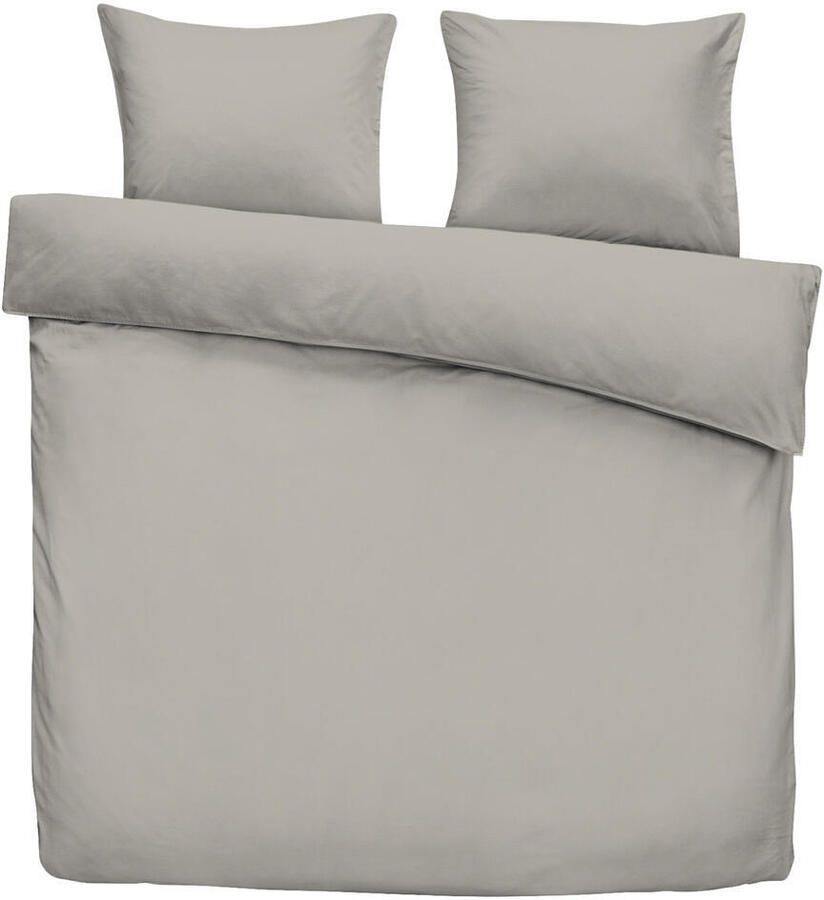 Leen Bakker Dekbedovertrek Jay zand 200x200 220 cm