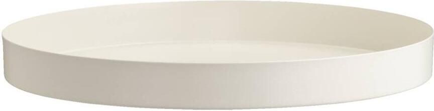 Leen Bakker Dienblad Fenno decoratief crèmekleurig metaal Ø30 cm