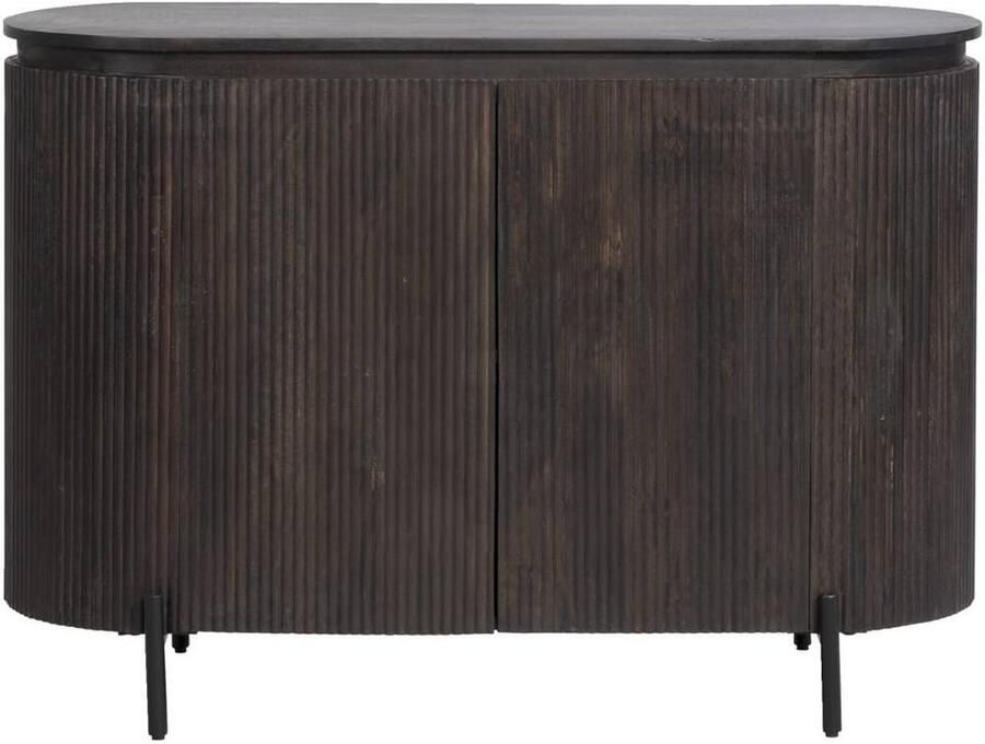 Leen Bakker Dressoir Vito donkerbruin 81x115x43 cm
