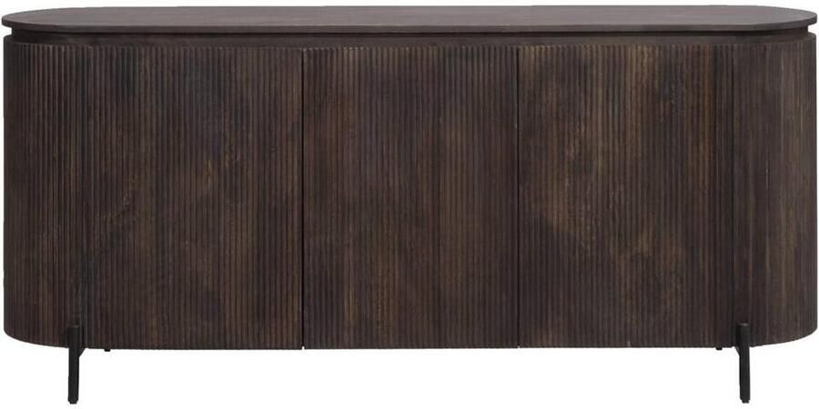 Leen Bakker Dressoir Vito donkerbruin 81x180x43 cm