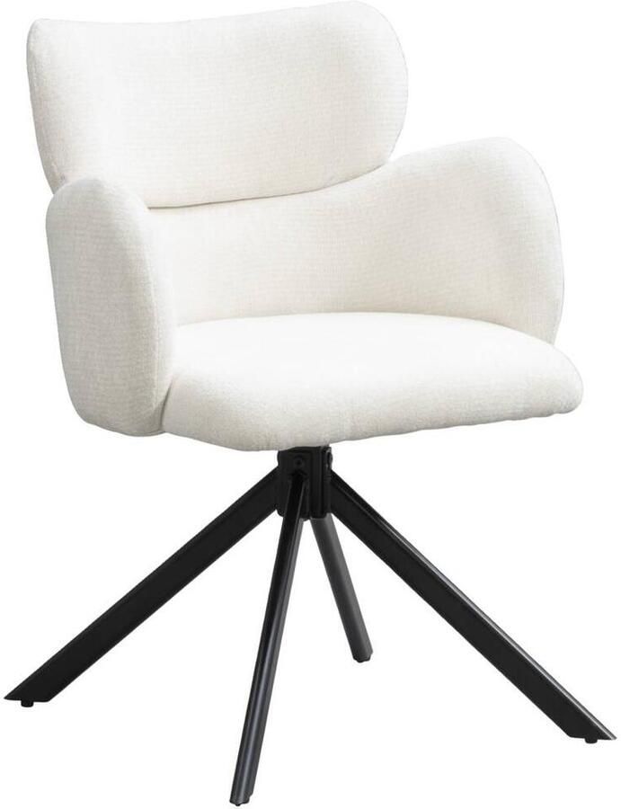 Leen Bakker Eetkamerstoel Coco crème