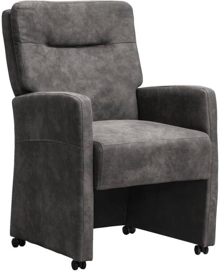 Leen Bakker Eetkamerstoel Daniel antraciet