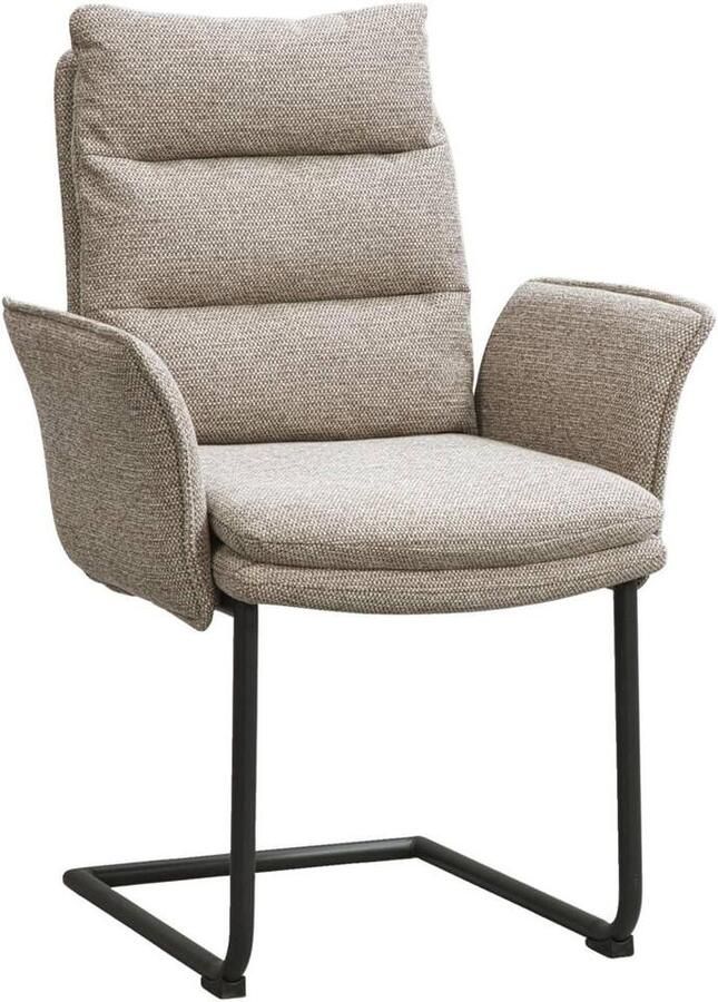 Leen Bakker Eetkamerstoel Evi taupe