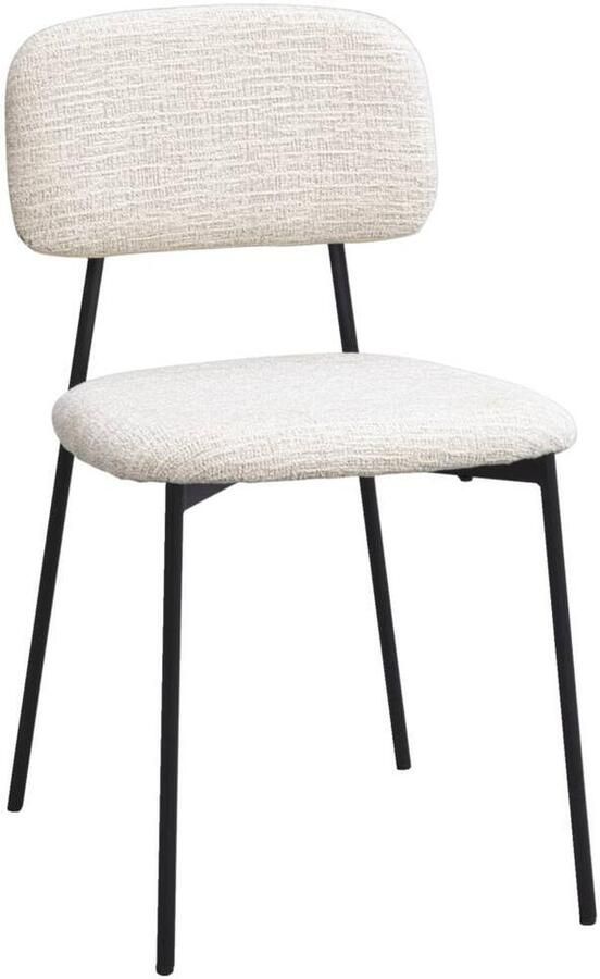 Leen Bakker Eetkamerstoel Maud crème