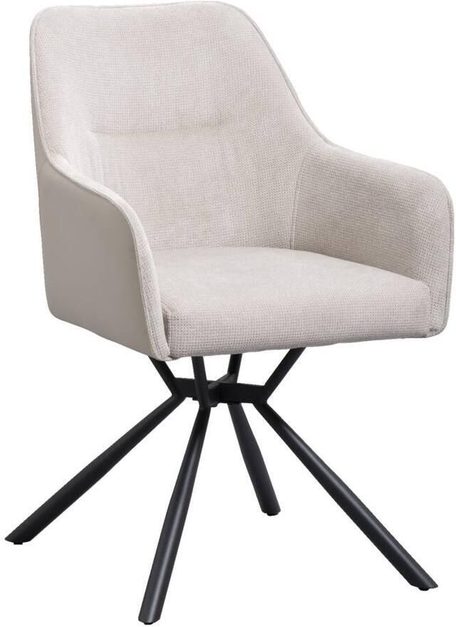 Leen Bakker Eetkamerstoel Saar beige