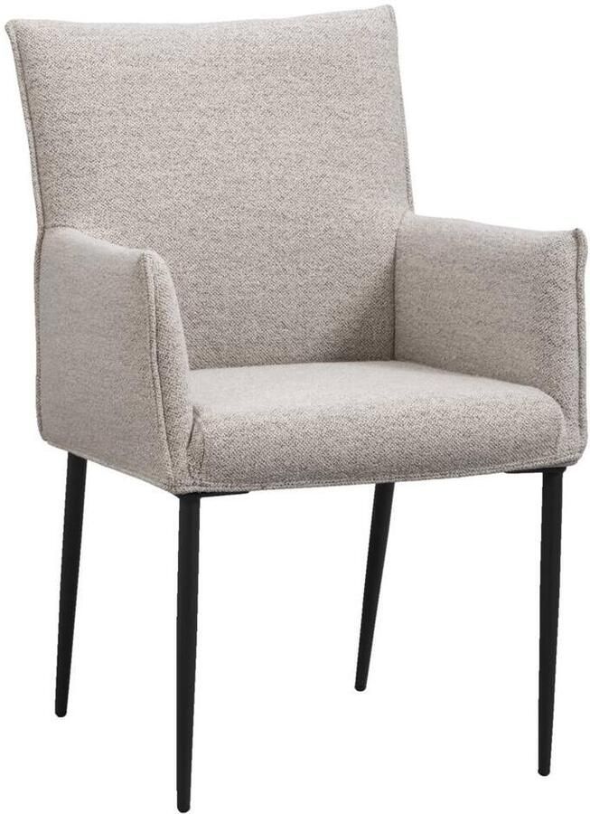 Leen Bakker Eetkamerstoel Teun mistgrijs