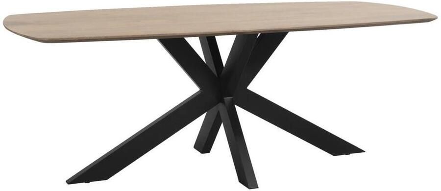 Leen Bakker Eetkamertafel Trevora ovaal mangohout 190x100 cm