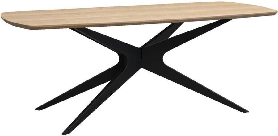 Leen Bakker Eettafel Suzanne naturel 220x100 cm