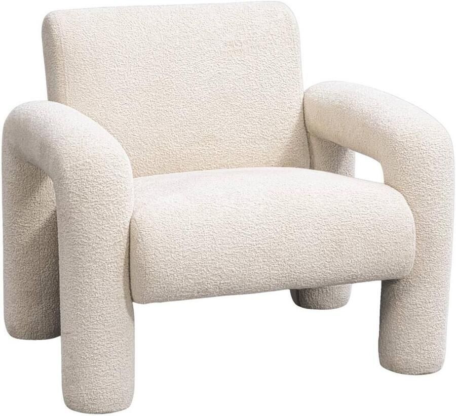 Leen Bakker Fauteuil Puck crème