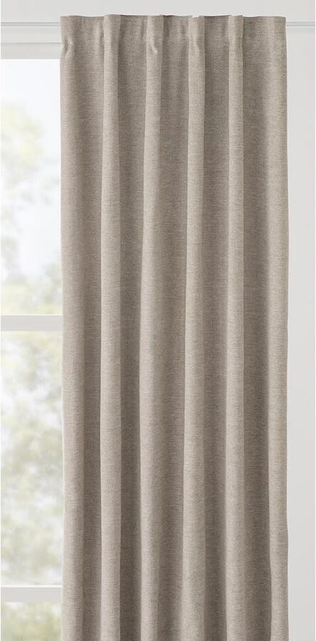 Leen Bakker Gordijn Mara beige semi-verduisterend 140x280 cm (1 stuk)