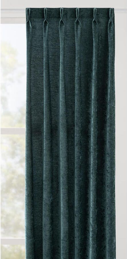 Leen Bakker Gordijnstof Claire lichtdoorlatend blauw