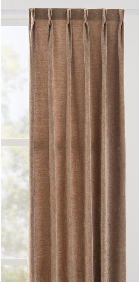 Leen Bakker Gordijnstof Claire lichtdoorlatend roze