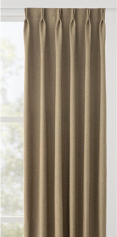 Leen Bakker Gordijnstof Jeroen lichtdoorlatend taupe