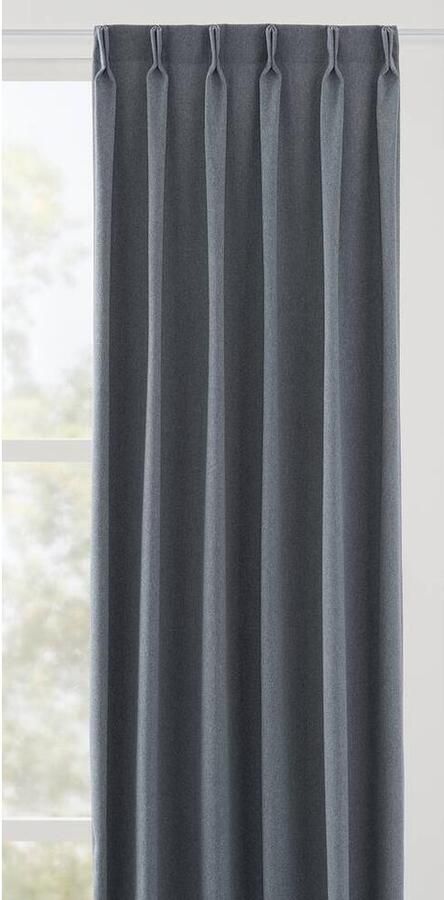 Leen Bakker Gordijnstof Robin blauw