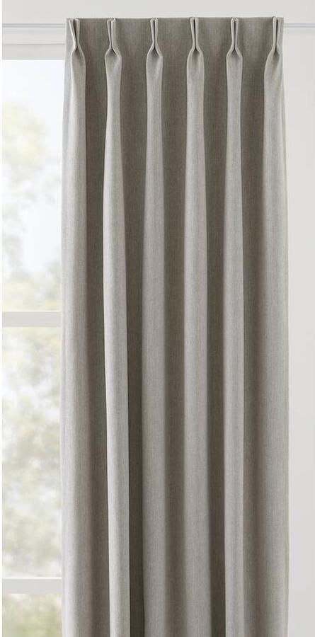 Leen Bakker Gordijnstof Silke lichtdoorlatend grijs