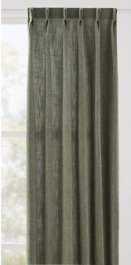 Leen Bakker Gordijnstof Steve lichtdoorlatend groen