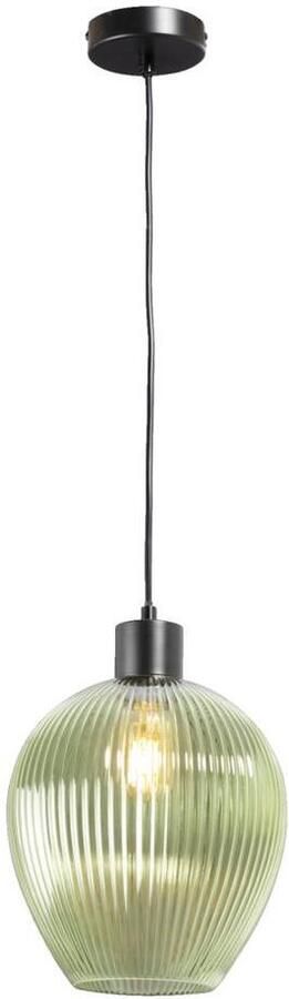 Leen Bakker Hanglamp Jolien groen Ø22x120 cm