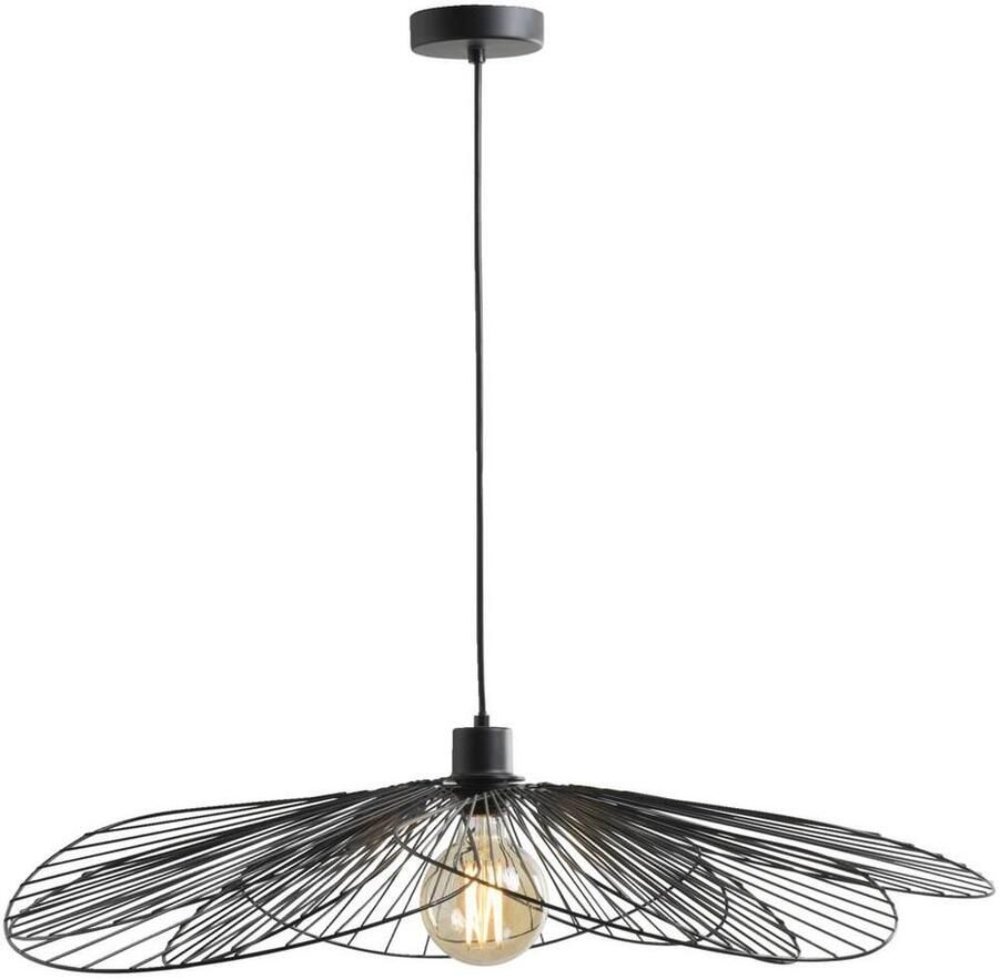 Leen Bakker Hanglamp Marlie zwart 120xØ80 cm