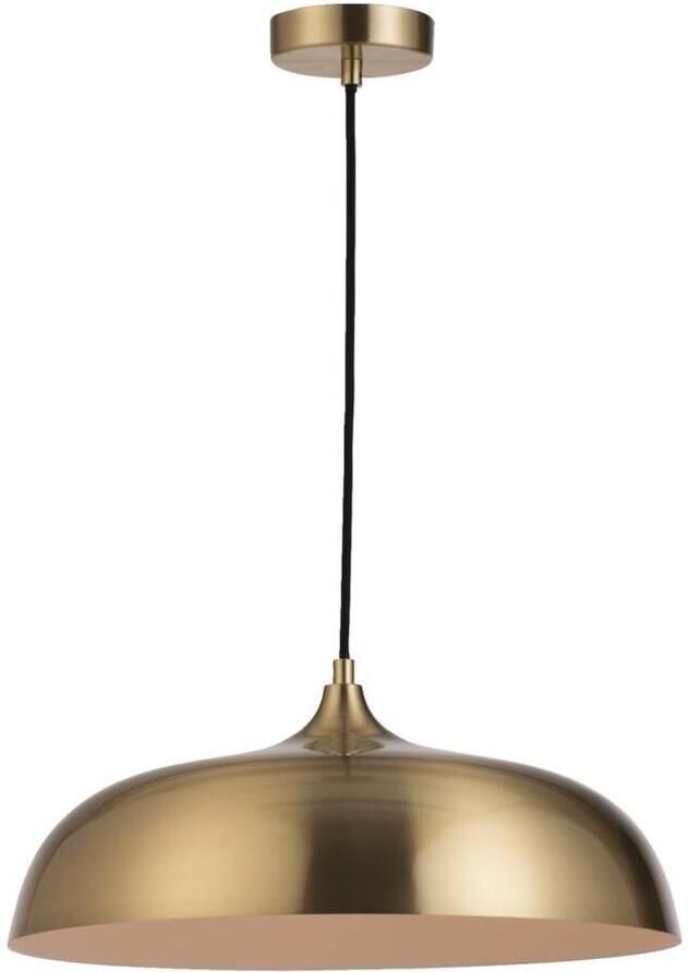 Leen Bakker Hanglamp Quinn E27 goudkleur 120xØ40 cm