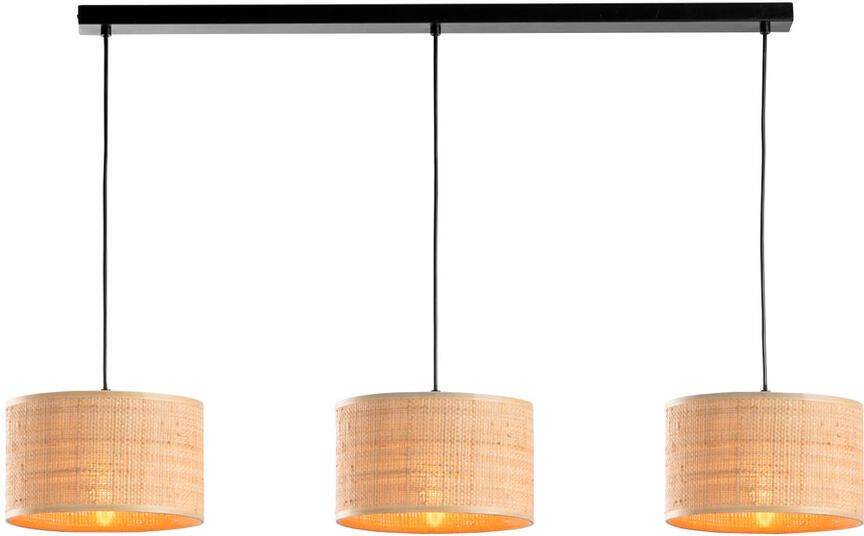 Leen Bakker Hanglamp Romana 3-lichts naturel 120x115 cm