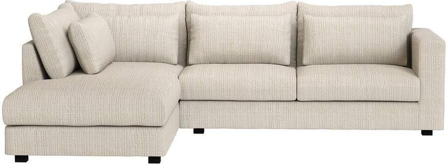 Leen Bakker Hoekbank Chelsea links Cyclamen beige