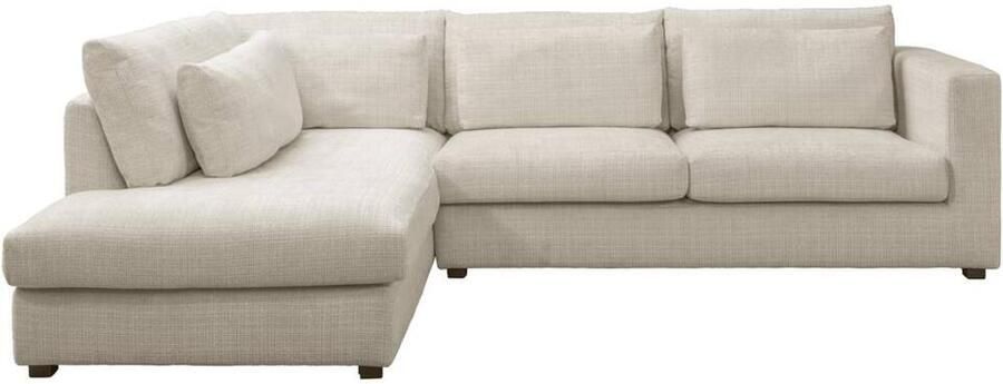 Leen Bakker Hoekbank Chelsea links Cyclamen off-white