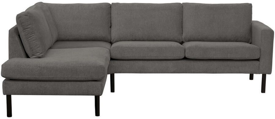 Leen Bakker Hoekbank Collin links antraciet