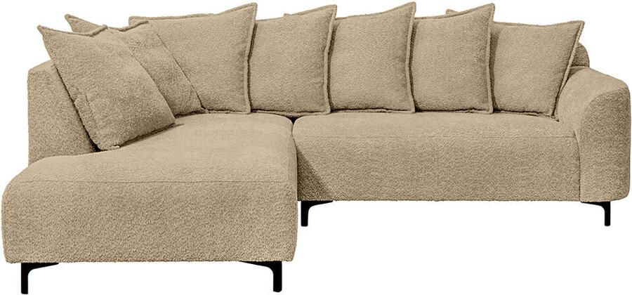 Leen Bakker Hoekbank Elsa links stof Anthology taupe