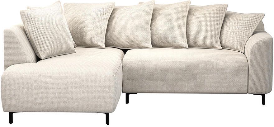 Leen Bakker Hoekbank Elsa links stof Eden beige