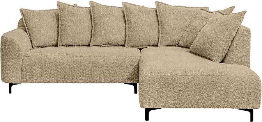 Leen Bakker Hoekbank Elsa rechts stof Anthology taupe