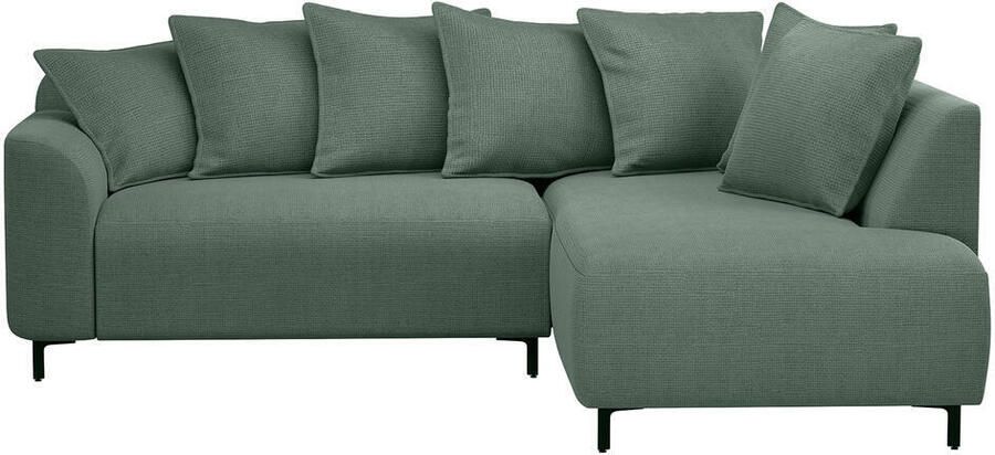 Leen Bakker Hoekbank Elsa rechts stof Eden saliegroen