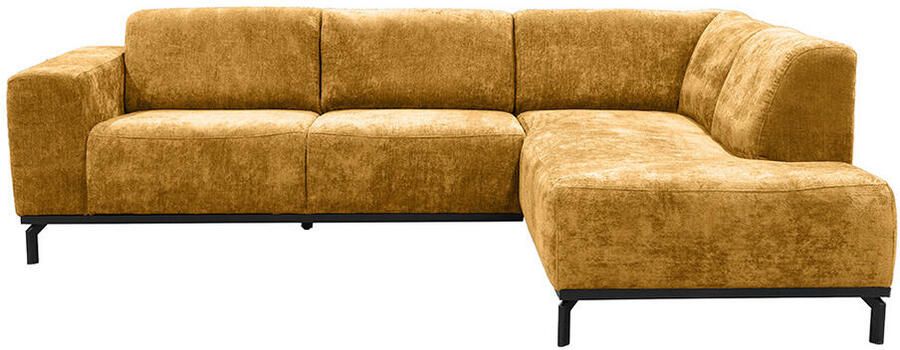 Leen Bakker Hoekbank Lola rechts okergeel