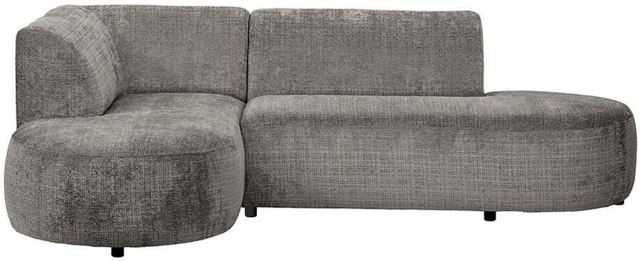 Leen Bakker Hoekbank Luna links stof Cremona taupe