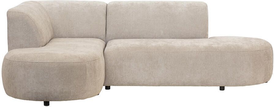 Leen Bakker Hoekbank Luna links stof Rebel beige