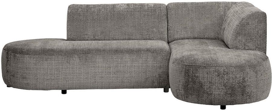 Leen Bakker Hoekbank Luna rechts stof Cremona taupe