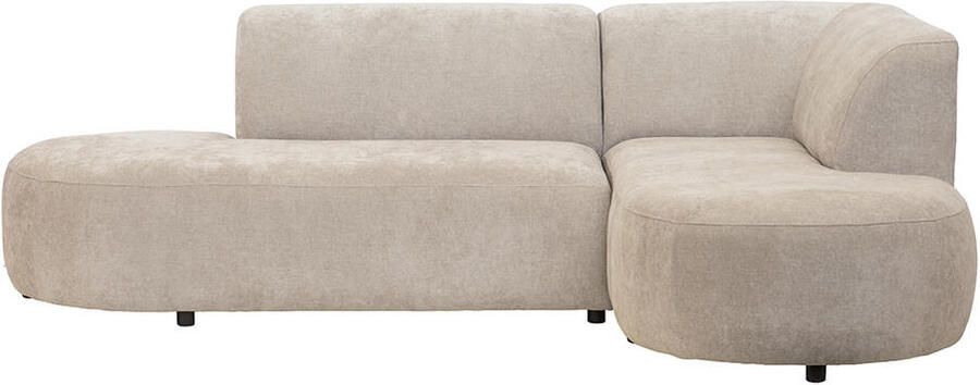 Leen Bakker Hoekbank Luna rechts stof Rebel beige