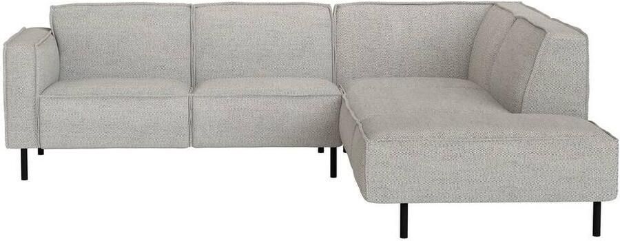 Leen Bakker Hoekbank Madison rechts Maggy lichtgrijs