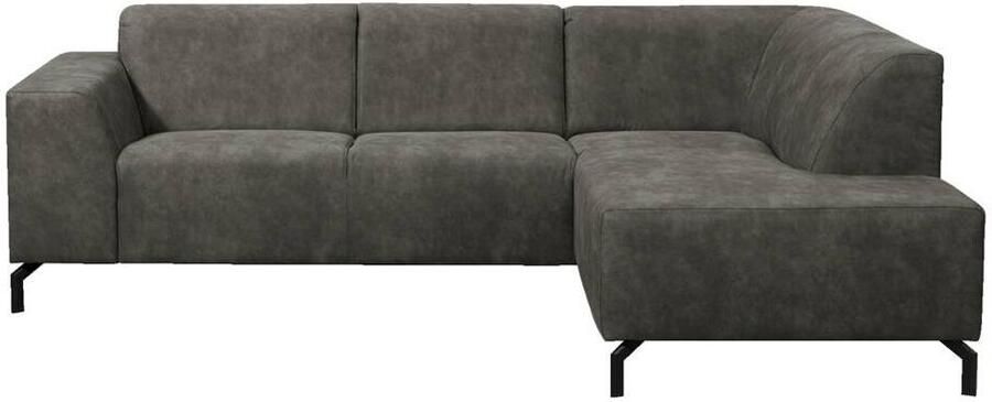 Leen Bakker Hoekbank Noud rechts antraciet