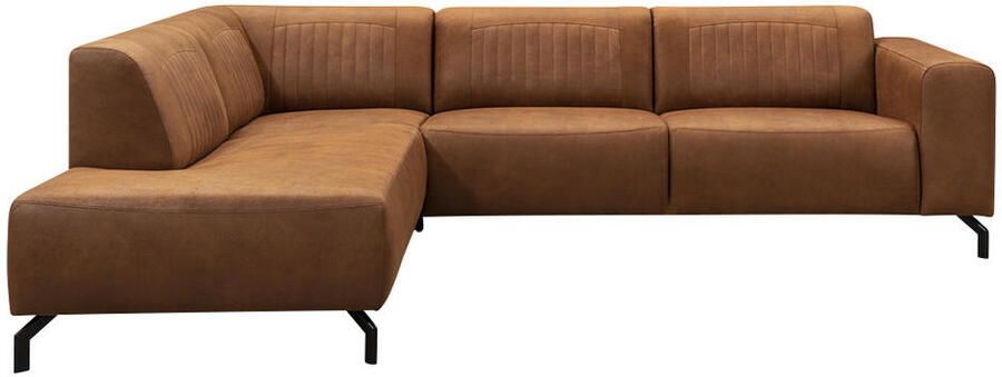 Leen Bakker Hoekbank Otis links kastanje