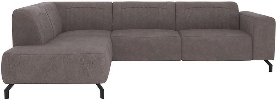 Leen Bakker Hoekbank Otis links rook grijs